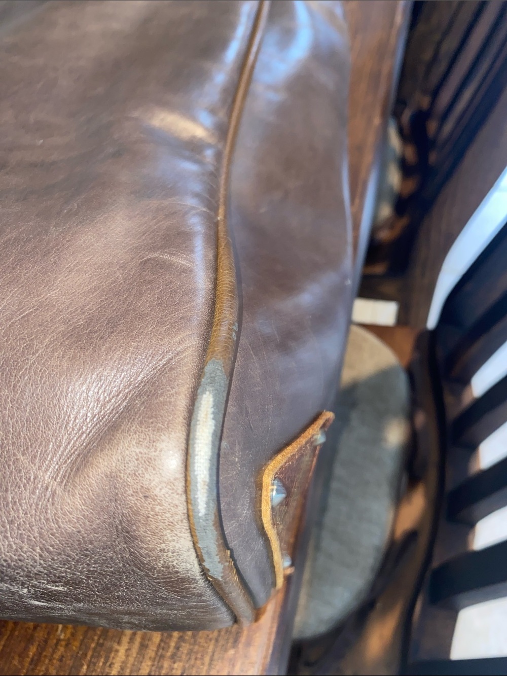Consuela Leather Tote Bag - Brown - Picture 14 of 16
